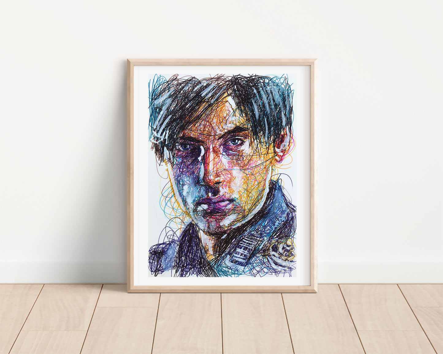Leon S. Kennedy Scribble Print