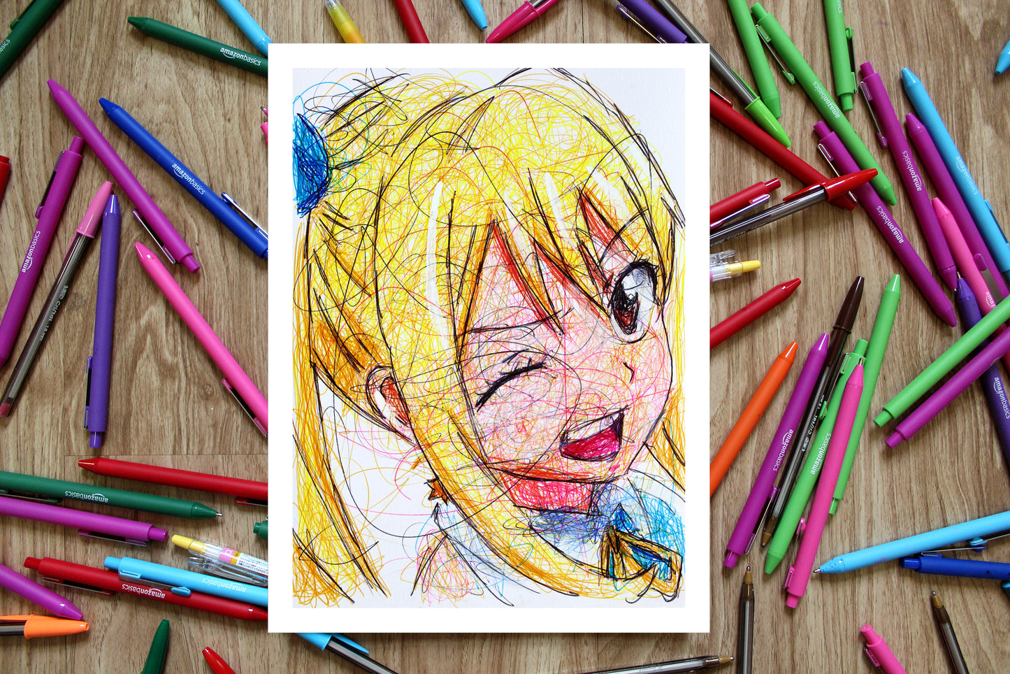 Lucy Ballpoint Pen Print