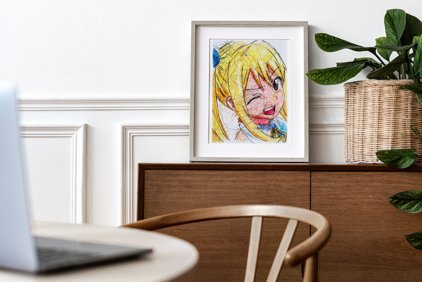 Lucy Ballpoint Pen Print