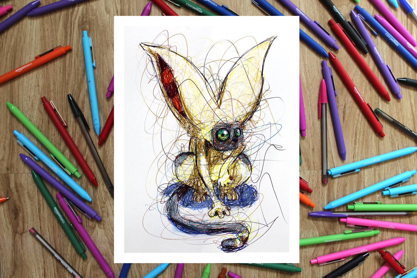 Momo Ballpoint Pen Print