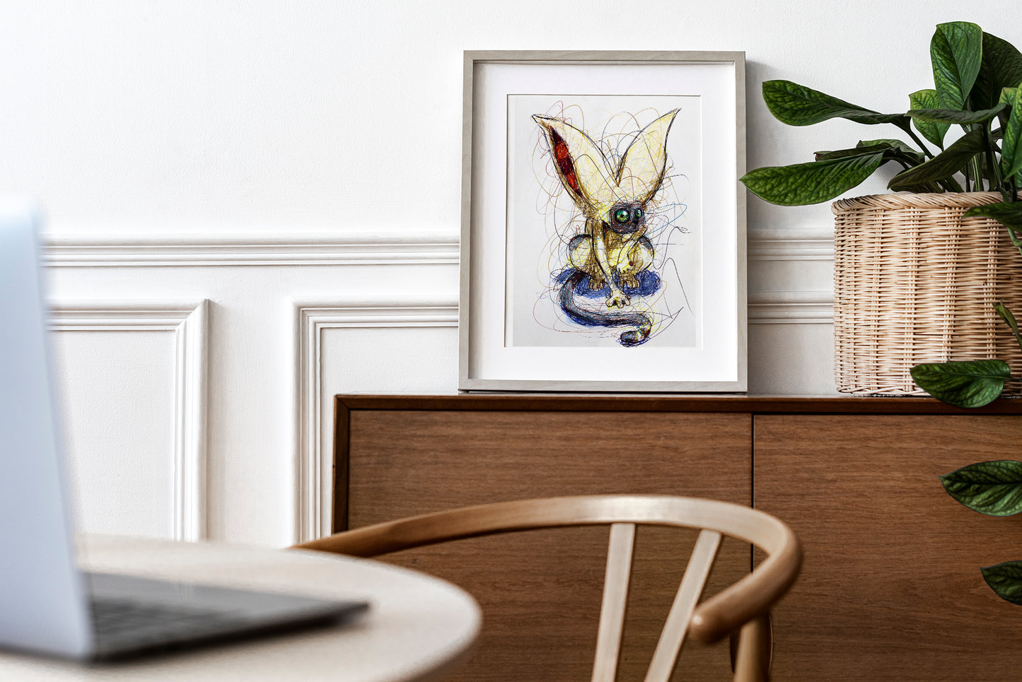 Momo Ballpoint Pen Print
