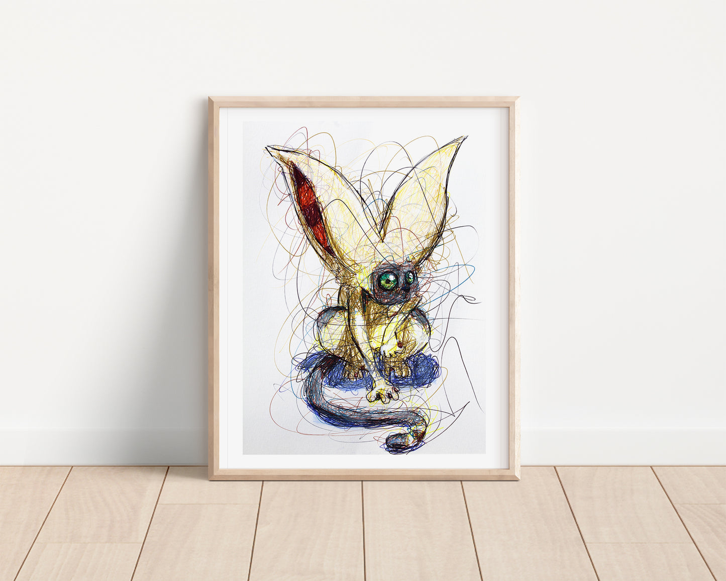 Momo Ballpoint Pen Print