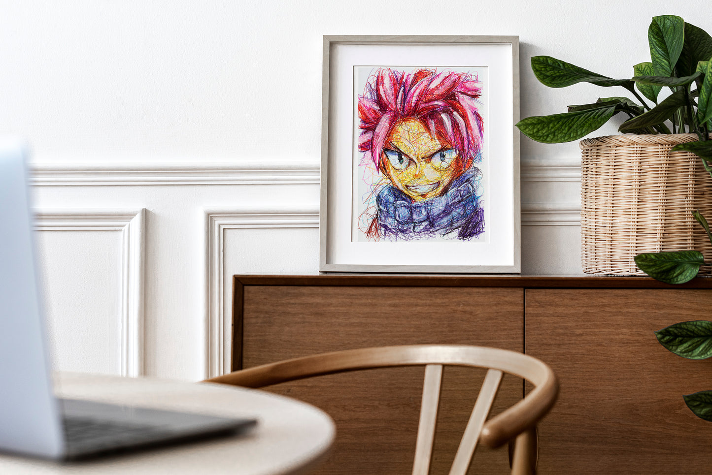 Natsu Ballpoint Pen Print