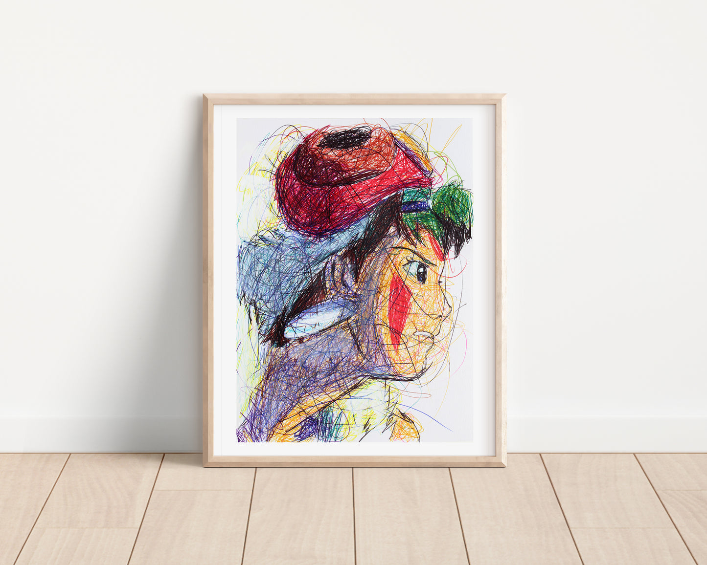 Princess Mononoke Ballpoint Pen Print