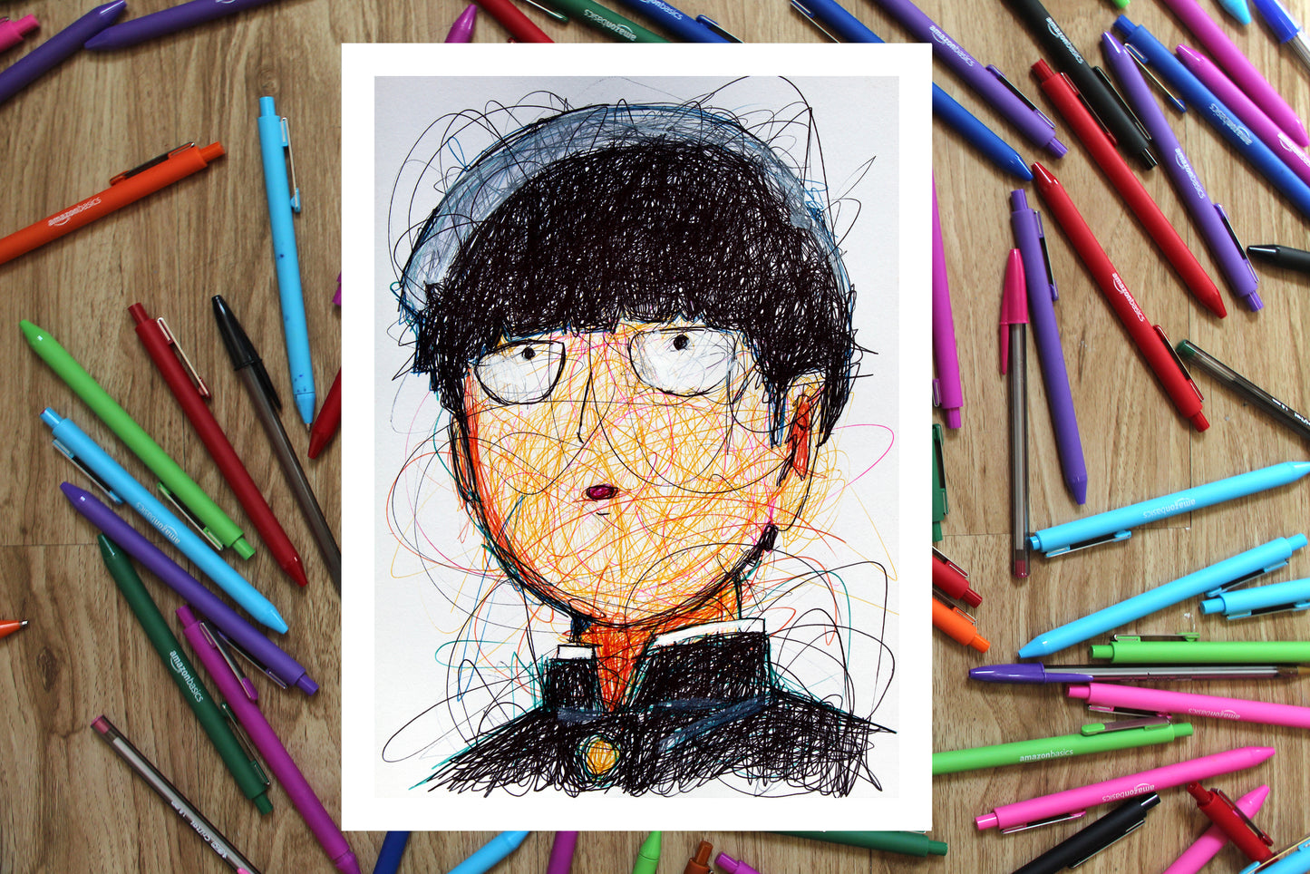 Shigeo Kageyama Ballpoint Pen Print