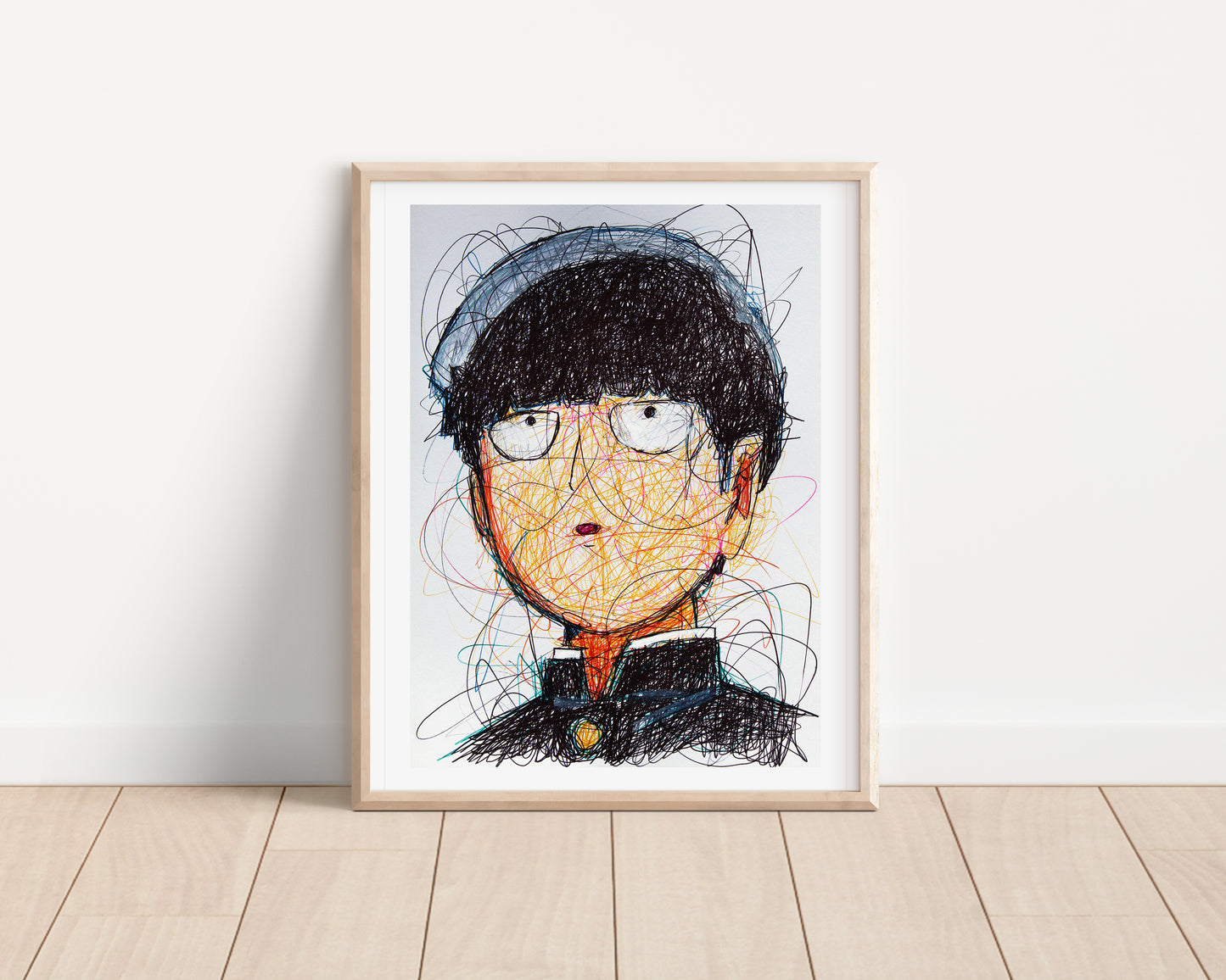 Shigeo Kageyama Ballpoint Pen Print