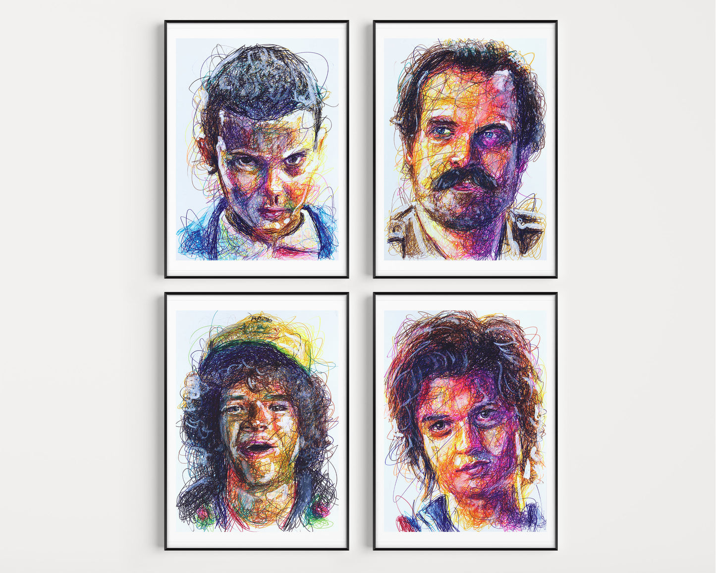 Stranger Things Ballpoint Pen Print Set