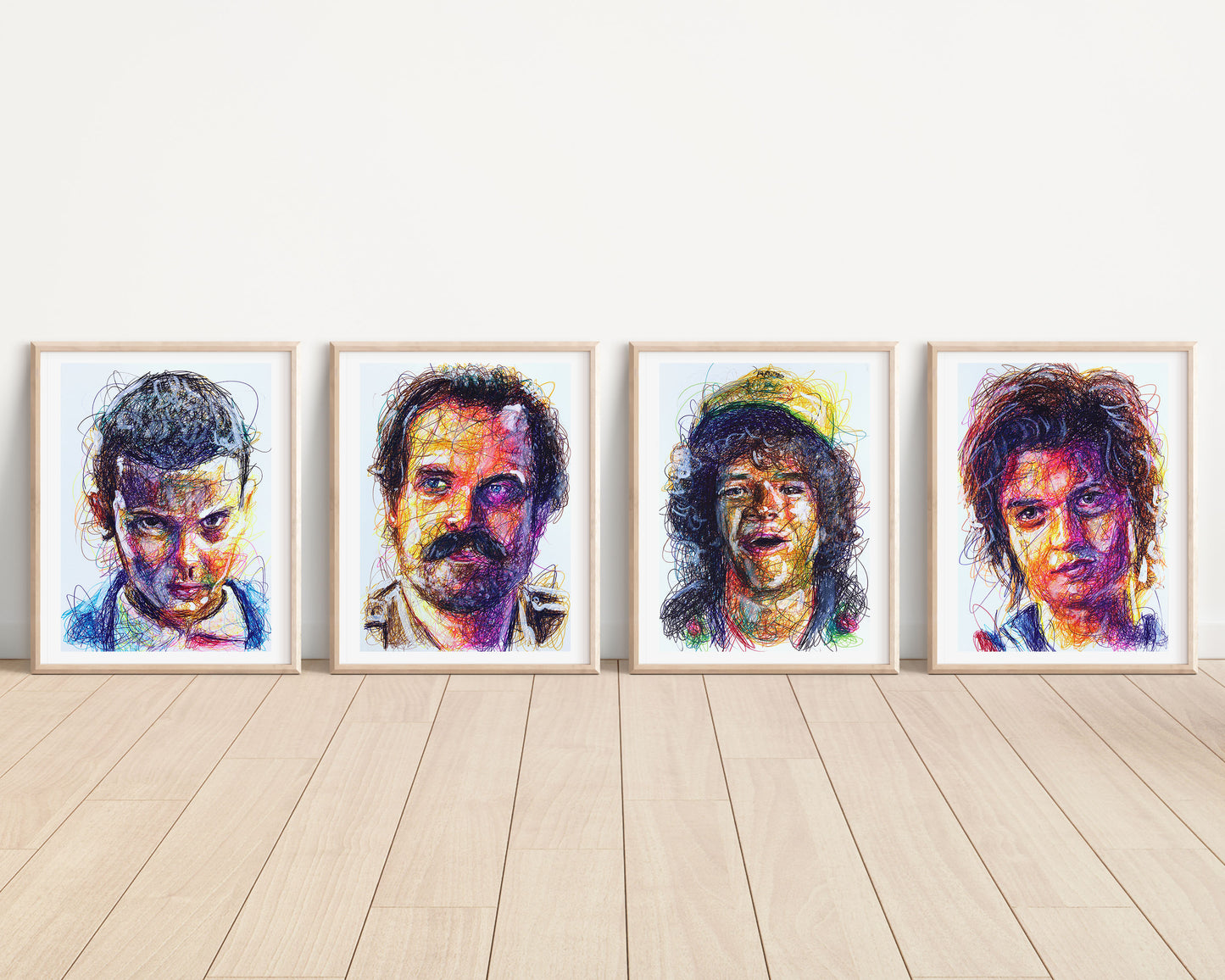 Stranger Things Ballpoint Pen Print Set