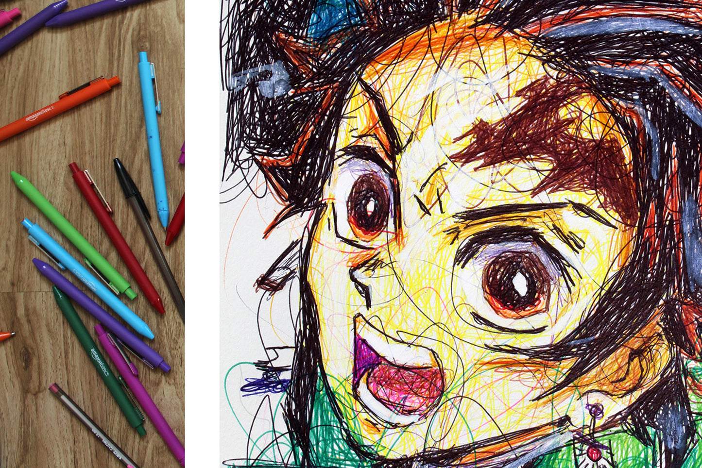 Tanjiro Kamado Ballpoint Pen Fanart