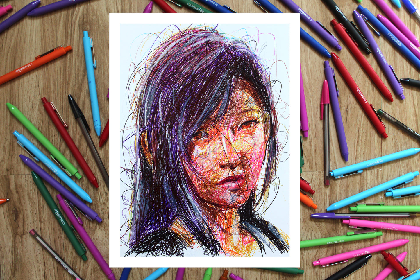 Tifa lockhart Ballpoint Pen Print