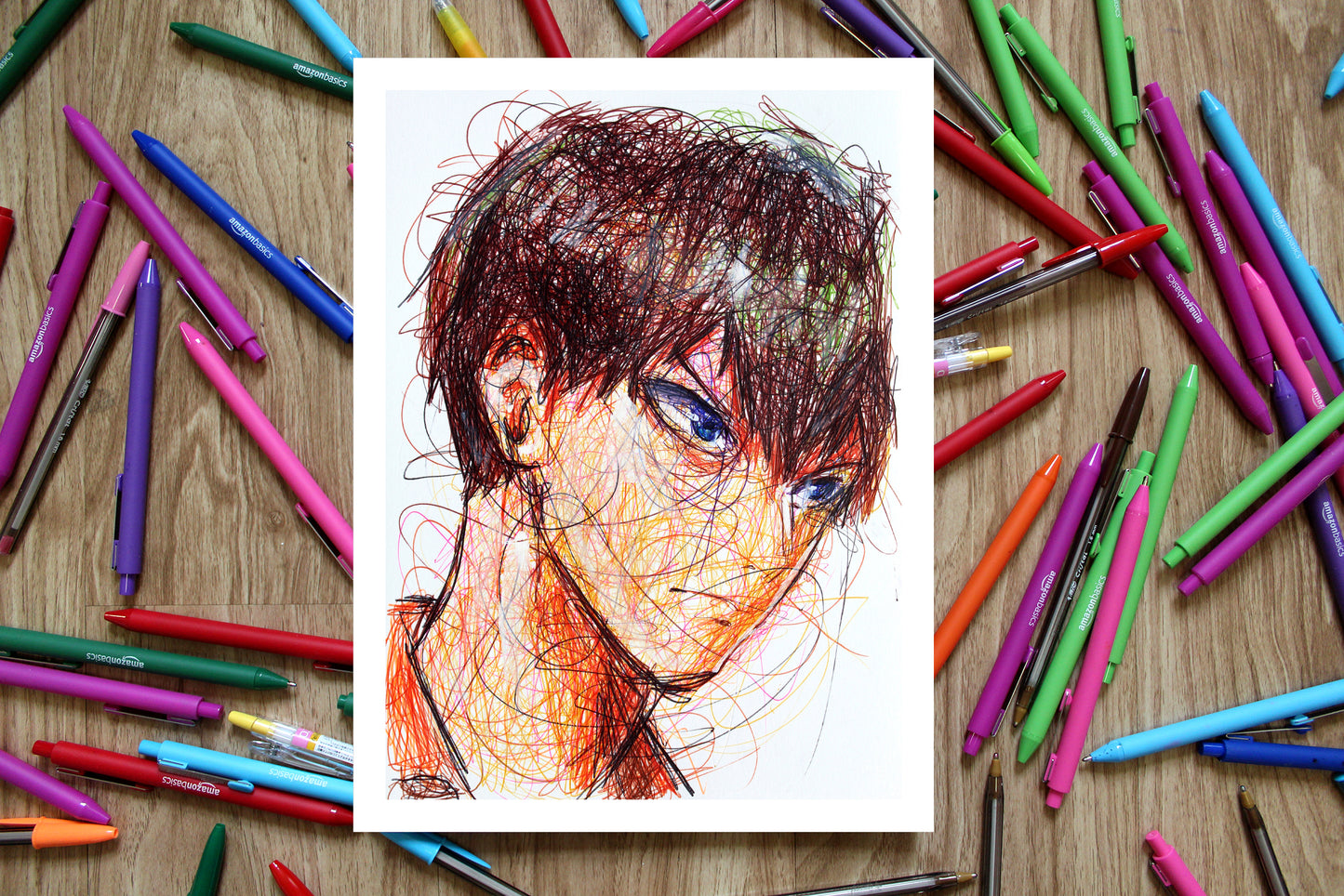 Tobio Ballpoint Pen Print