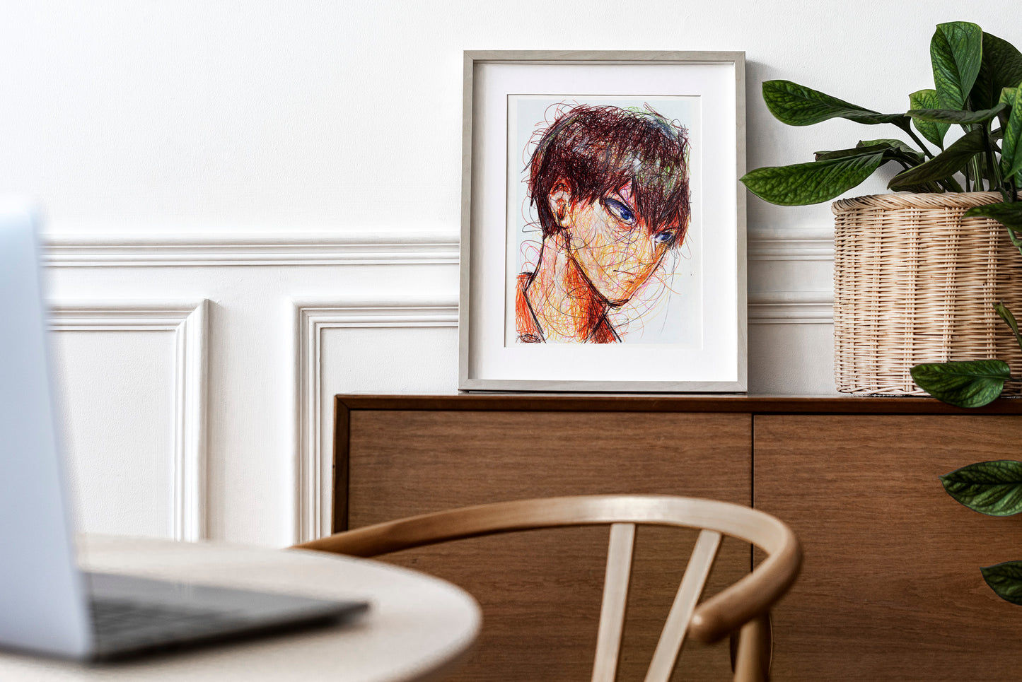 Tobio Ballpoint Pen Print