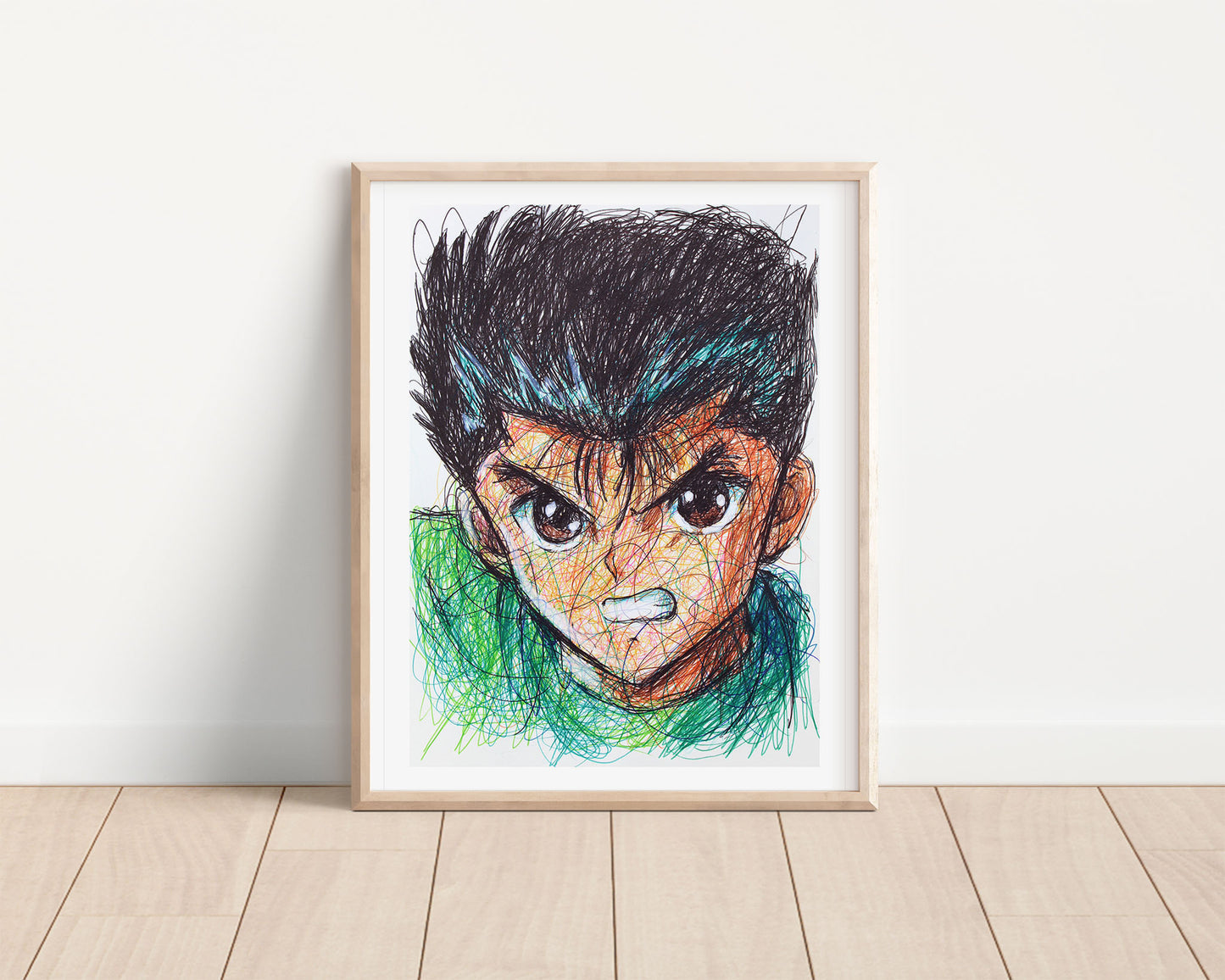 Yusuke Urameshi Ballpoint Pen Print