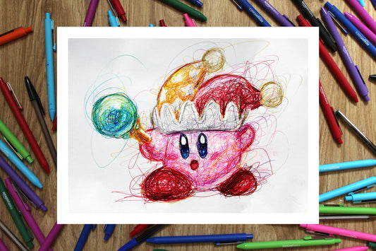 Beam Kirby Ballpoint Pen Print