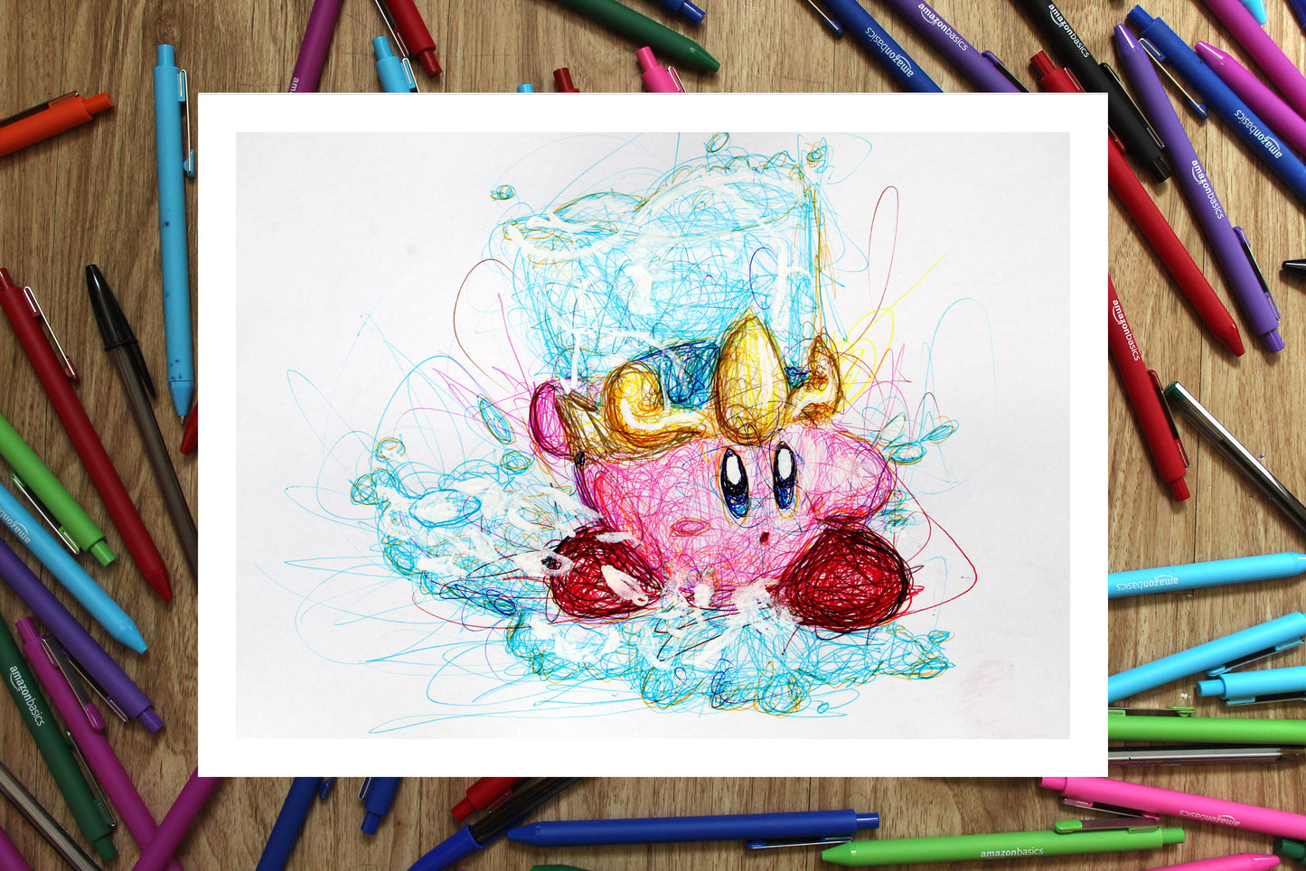 Water Kirby Ballpoint Pen Print