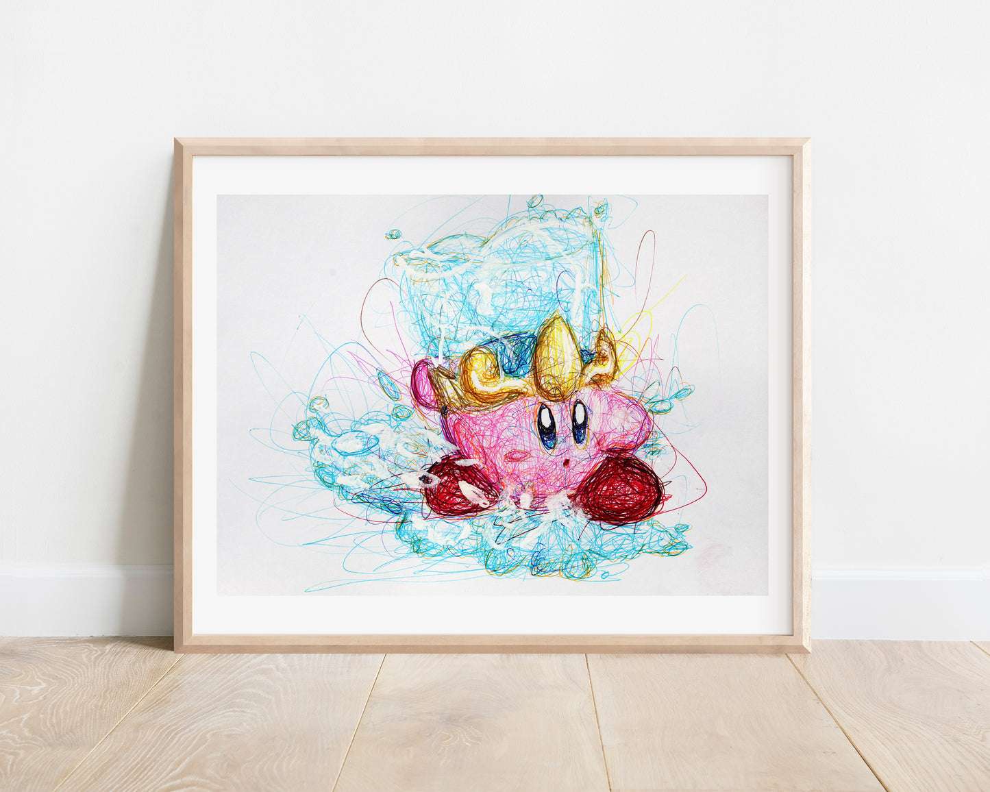 Water Kirby Ballpoint Pen Print