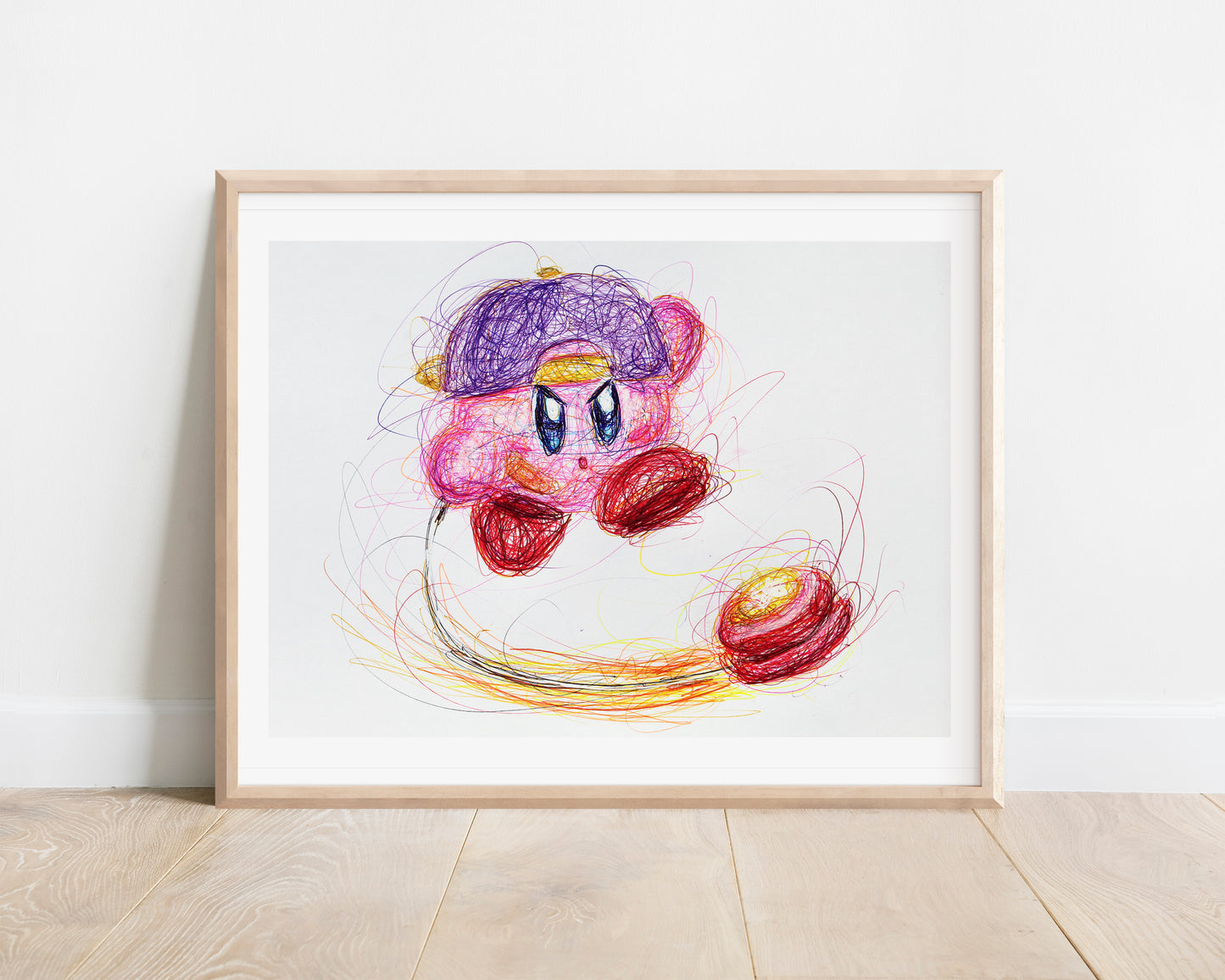 Yo-Yo Kirby Ballpoint Pen Print