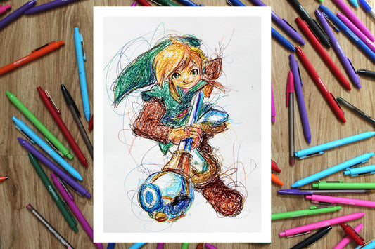 Link Oracle of Seasons Ballpoint Pen Print