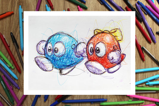 Lololo Lalala Ballpoint Pen Print