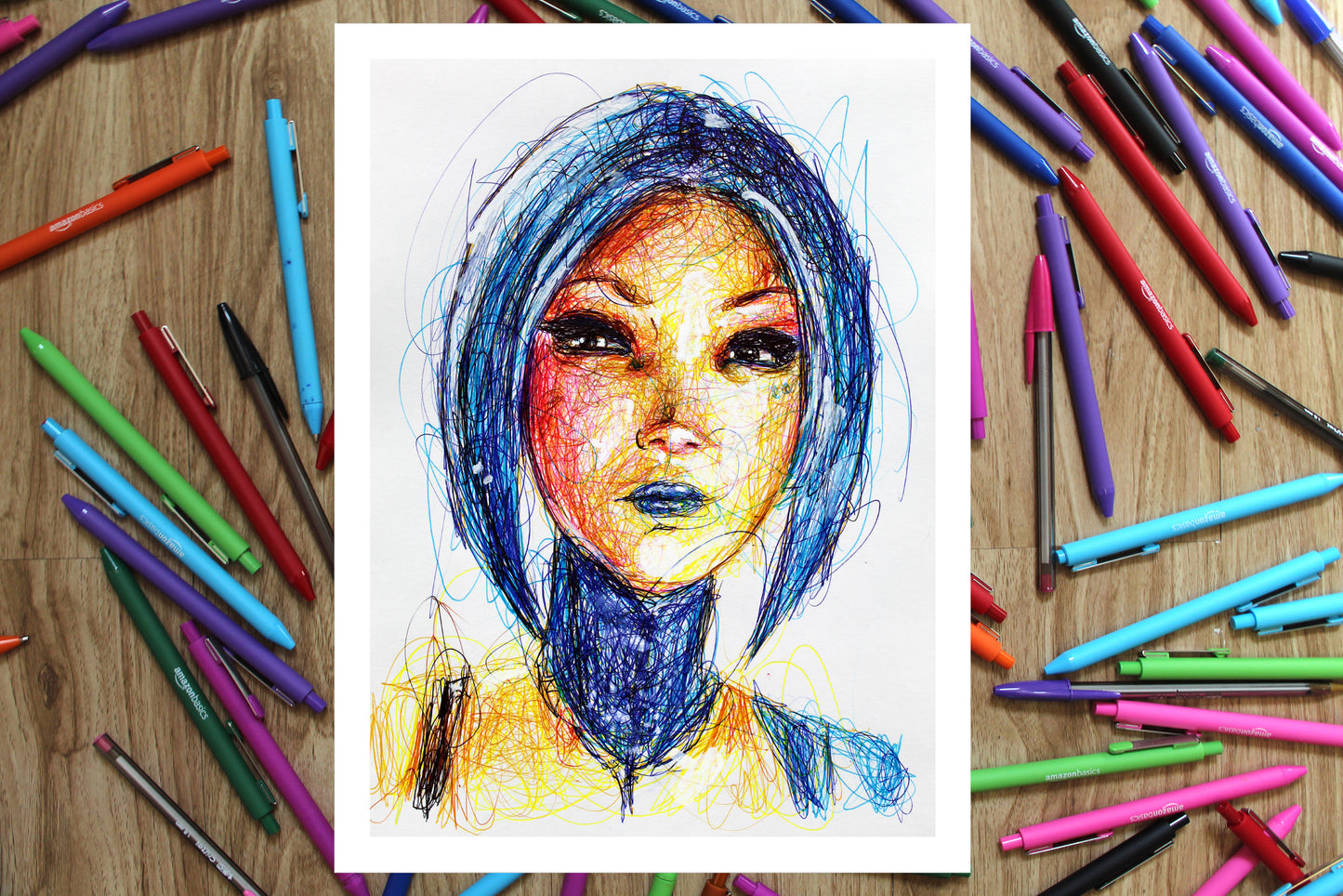 Maya Ballpoint Pen Print