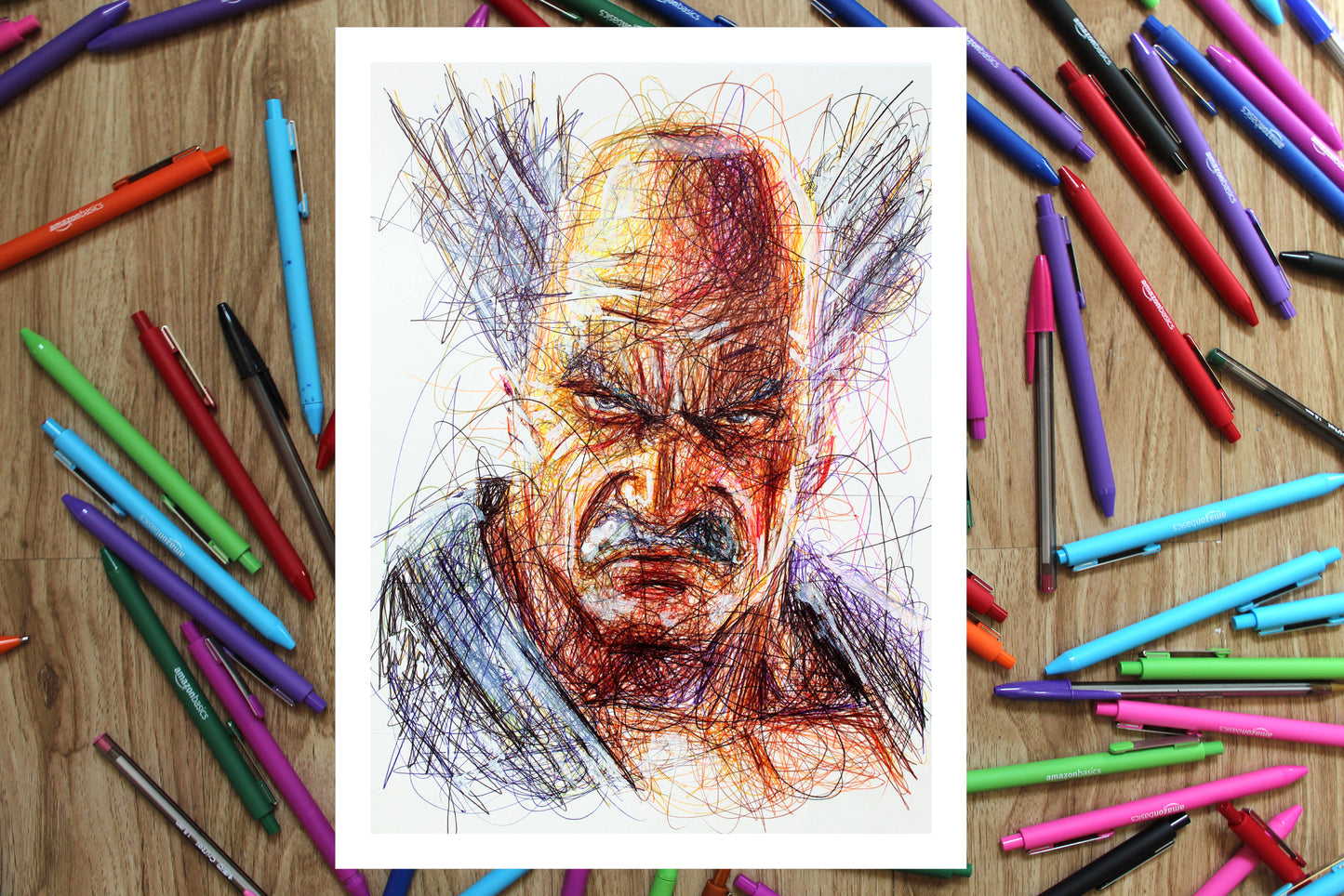 Heihachi Mishima Ballpoint Pen Print