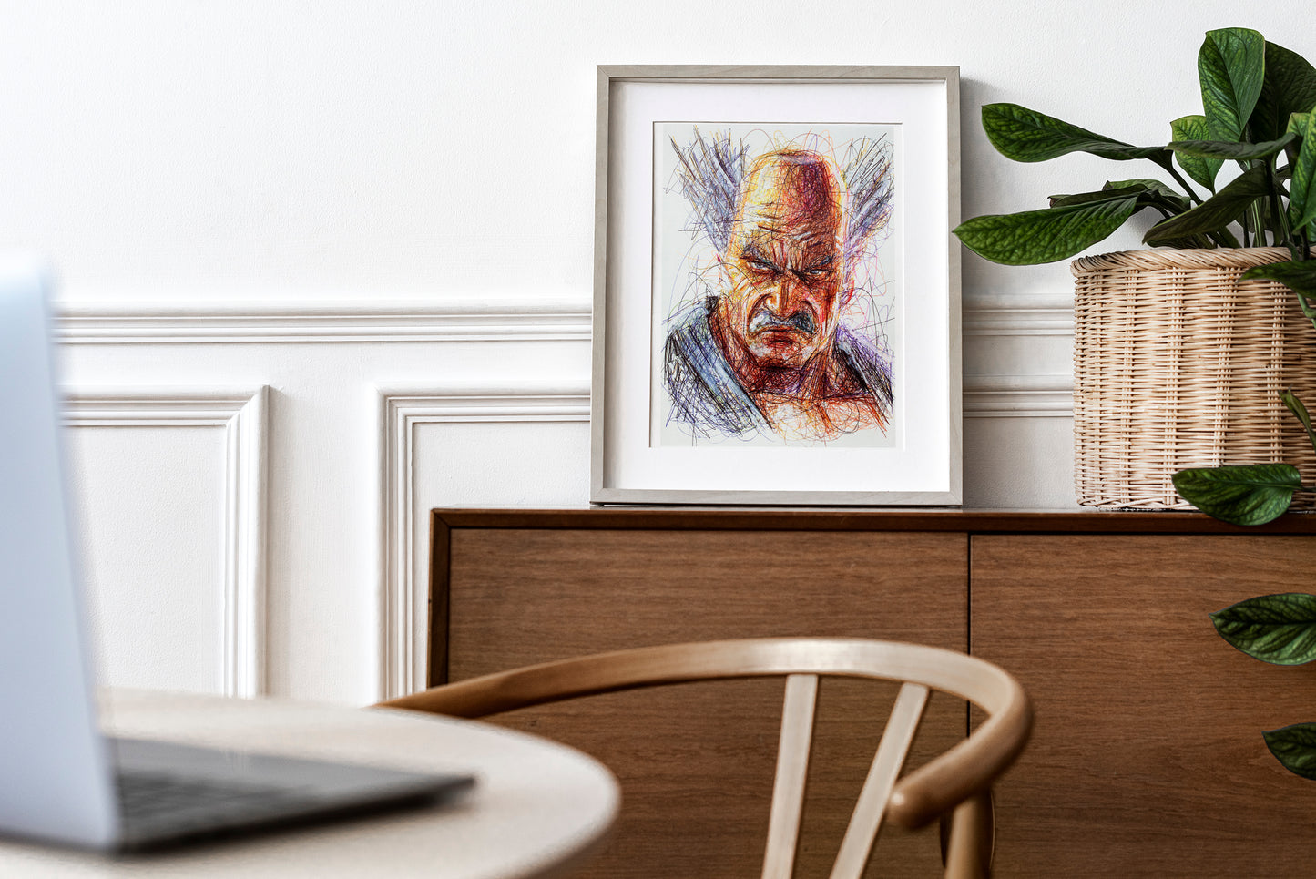 Heihachi Mishima Ballpoint Pen Print