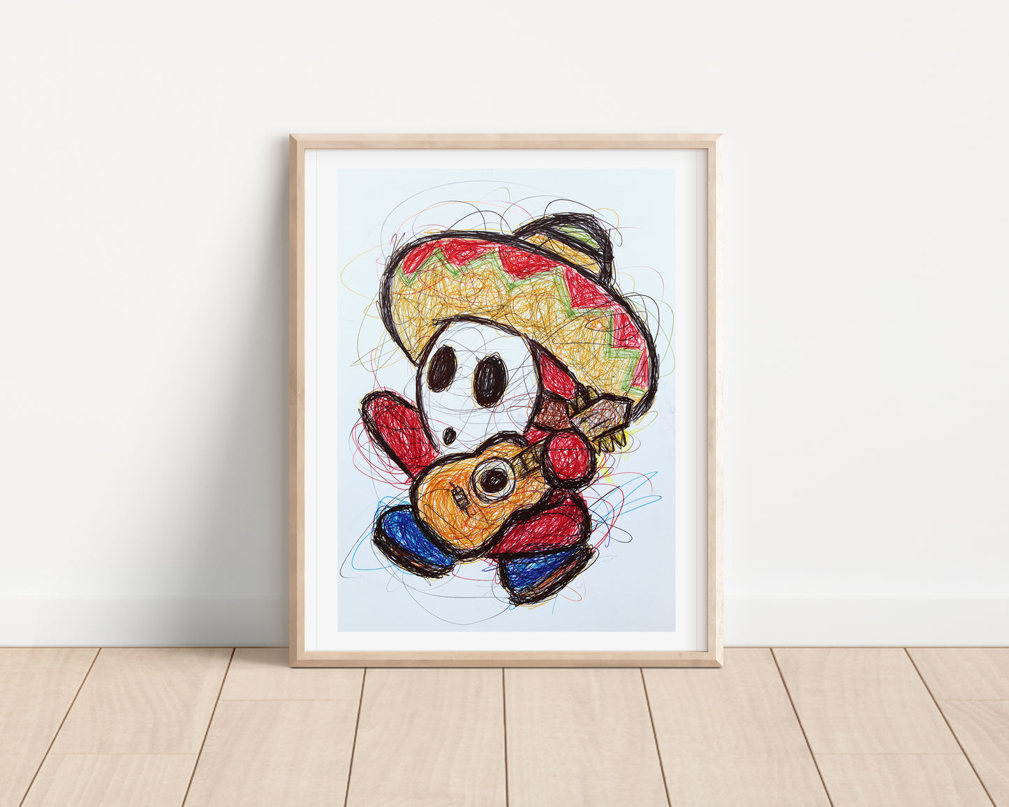 Sombrero Guy Ballpoint Pen Print