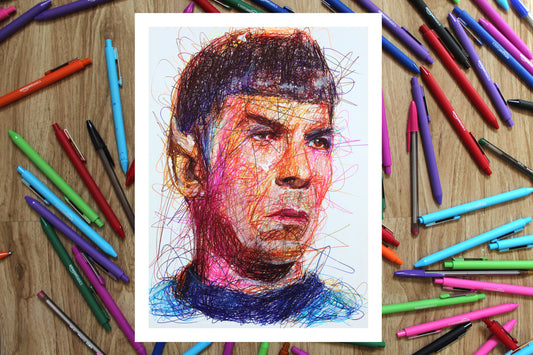 Spock Ballpoint Pen Print