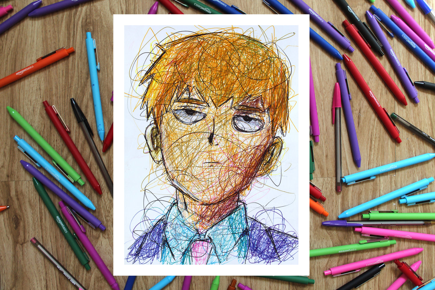 Arataka Reigen Ballpoint Pen Print