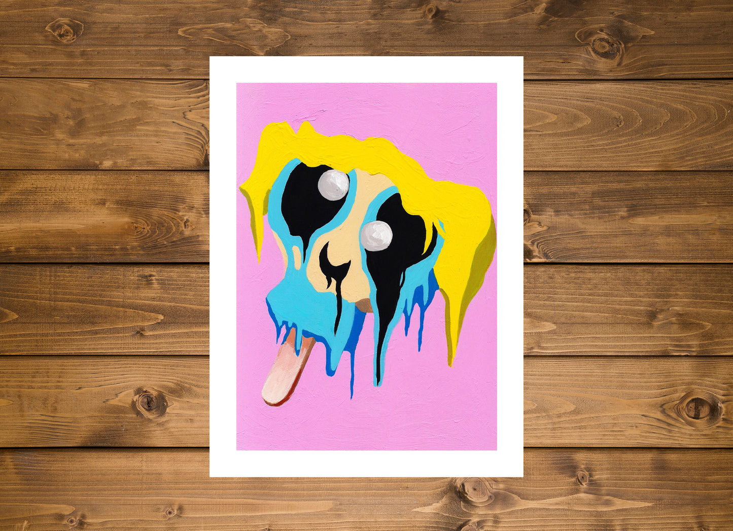 Bubbles Popsicle Print