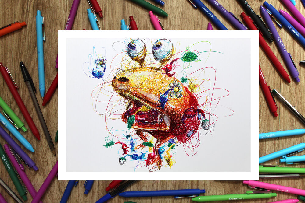 Pikman Ballpoint Pen Art Print Set-Cody James by Cody
