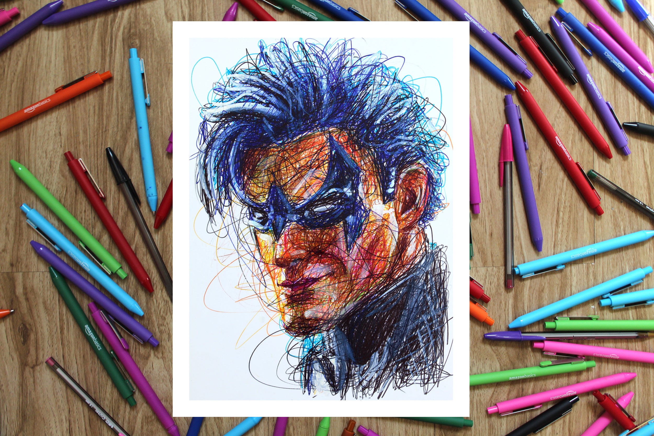 Draw a pencil sketch of any superhero by Aphronio | Fiverr