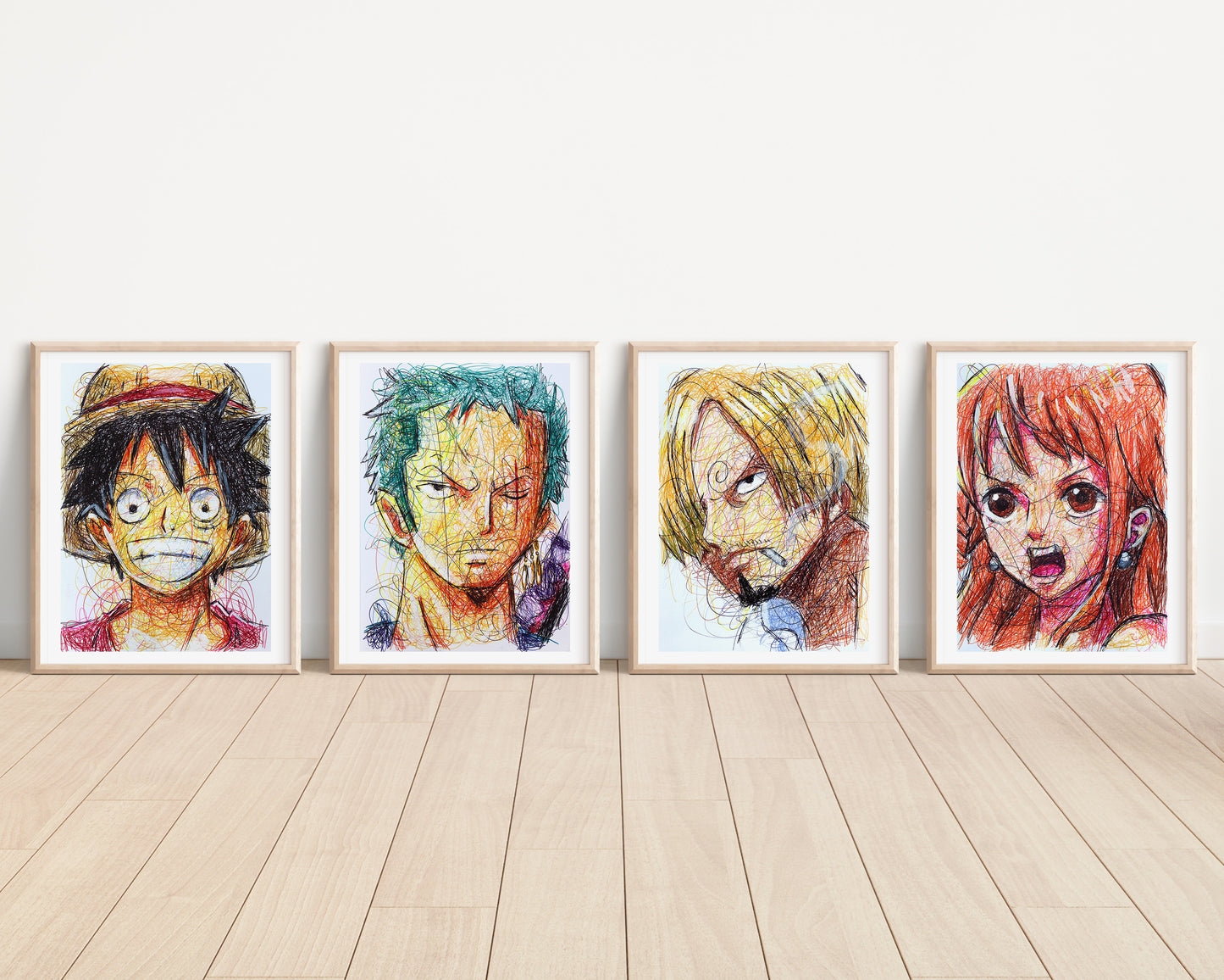 One Piece Fanart Print Set