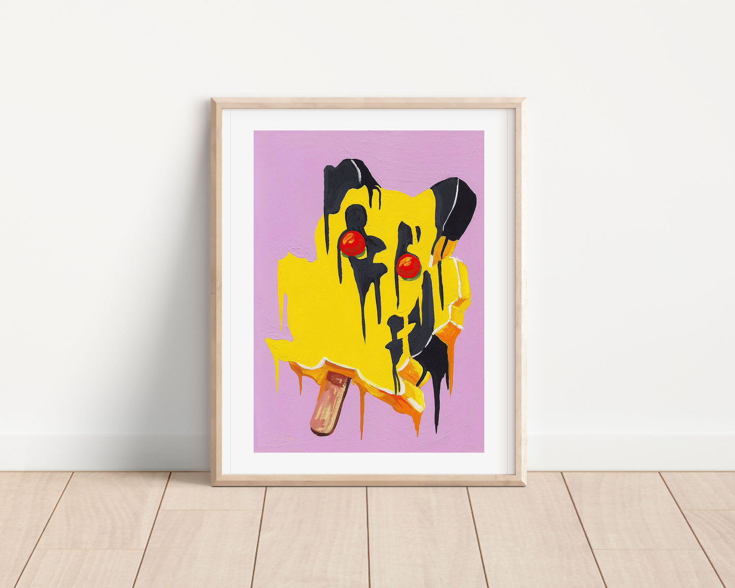 Pikachu Popsicle Print