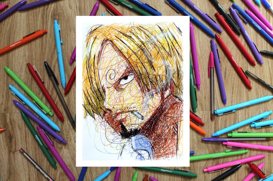 Vinsmoke Sanji Fanart Print