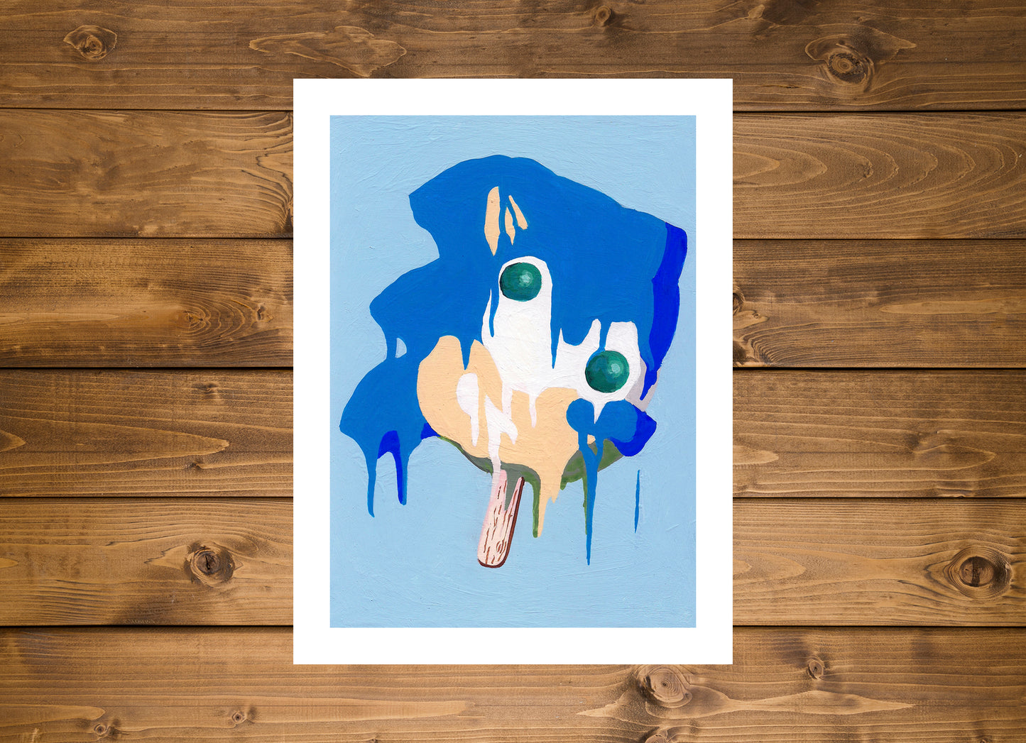 Sonic Popsicle Print